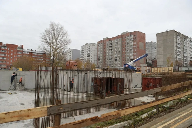 Каркас планируют закончить до конца года | Источник: Администрация города Иркутска