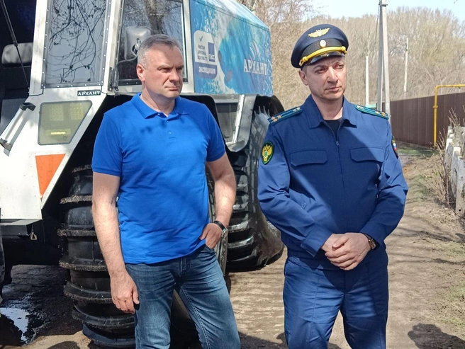 Алексей Кудинов и Павел Кучерявенко | Источник: мэрия Оренбурга
