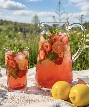 Лимонад получается с насыщенным ягодным вкусом  | Источник: предоставлено арт-кондитерской «Можешь повторить?»