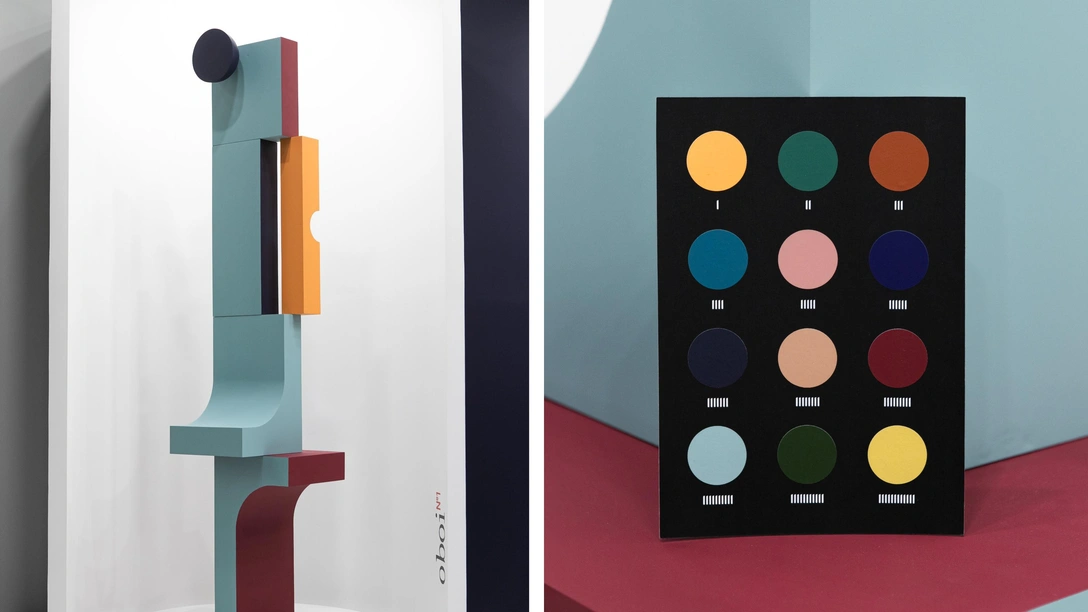 Игра форм и цветов: «Тотемы» Михаила Курносова на Artdom 2025 | mcmaison.ru