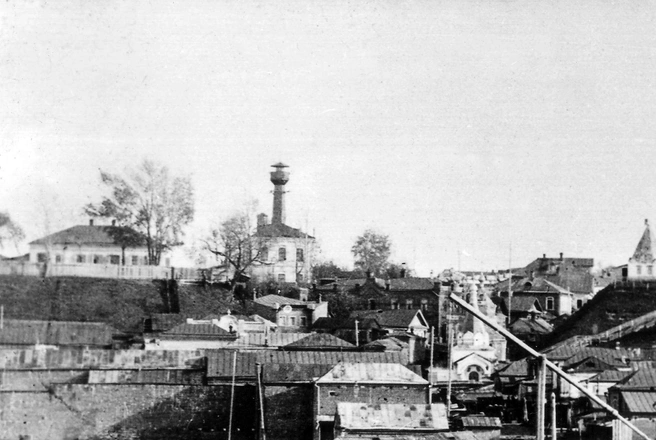Каланча пожарного общества | Источник: Городецкий краеведческий музей / Музейный квартал Городца / Vk.com