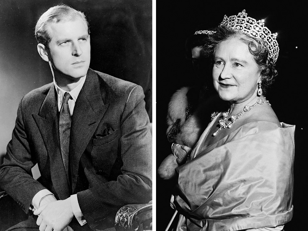 Принц Филипп, королева-мать Елизавета | marieclaire.ru