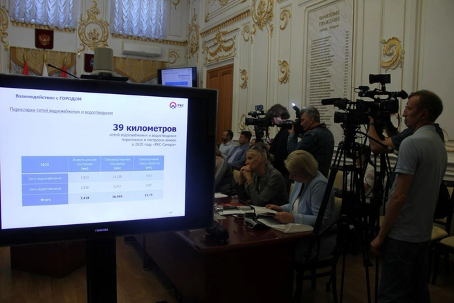 На годовом отчете обсудили не только успехи, но и проблемы: засоры, незаконные сливы и работу транзитных организаций | Источник: «РКС-Самара» 