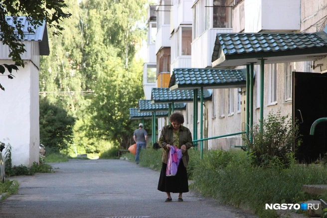 Дворы на улице Мокрушина | Источник: Варвара Фролова / NGS70.RU