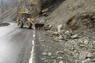 На одной дороге в Дагестане введено временное ограничение
