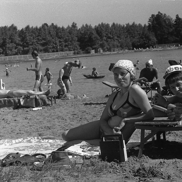 Первый Путяевский пруд в парке Сокольники, 1973 | Источник: Морозова З.Е. via Pastvu