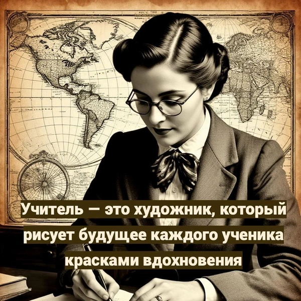 Открытка ко Дню учителя, поздравление ко дню учителя, поздравление ко дню учителя от класса, красивое поздравление ко дню учителя, оригинальное поздравление ко дню учителя, Какого числа День учителя, открытки ко дню учителя, поздравление с днем учителя | Источник: Шедеврум