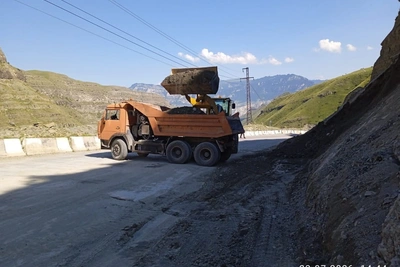 Сводка о повреждениях дорог в Дагестане после ливней