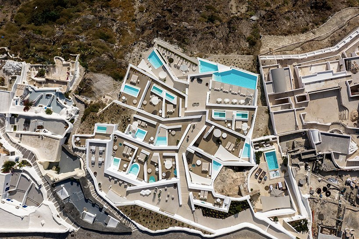 Saint Hotel на острове Санторини по проекту Kapsimalis Architects (фото 2)