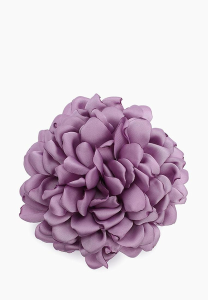 Фиолетовая брошь-цветок