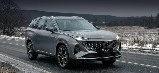 «Москвич-М90» длиной около 5 метров является копией MG RX9, которая в Китае выпускается с 2023 года | Источник: https://moskvich-m.ru/