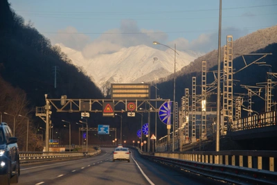 Запрет въезда в Красную Поляну на летней резине 15 декабря