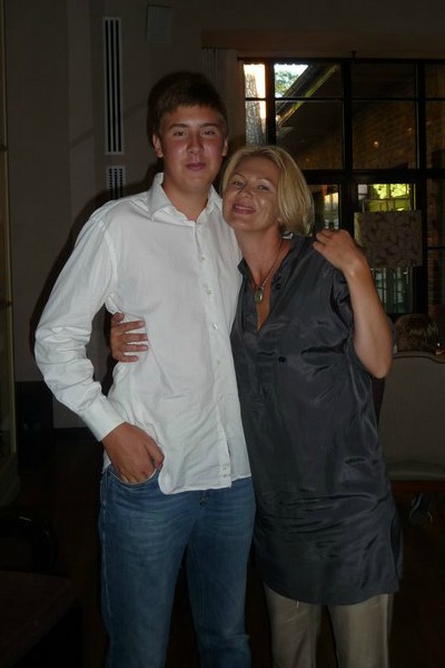 Егор Сосин с мамой