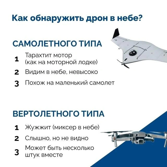 Как отличить дроны разного типа | Источник: Администрация Козульского района / kozadm.gosuslugi.ru
