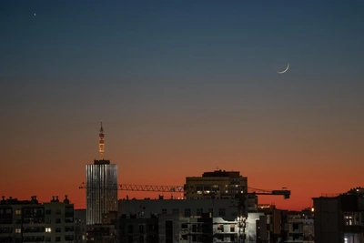 Захар Хаванов снял волшебный закат в Архангельске