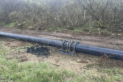 В Корсакове уложили более 4 км водовода — готовность 52%