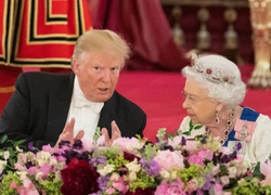 Как прошел прием в честь Дональда Трампа в королевском дворце