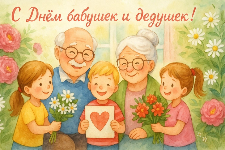 дeнь бaбушeк и дeдушeк, дeнь бaбушeк и дeдушeк открытки, дeнь бaбушeк и дeдушeк картинки, открытка с днем бабушек, открытка для бабушки, открытка бабушке от внука, открытка с днем бабушек и дедушек, открытка для бабушки и дедушки | Источник: theDay/DALL-E