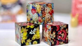Made in Russia: Жостовская фабрика и Friend Function выпустили «цветочный» кубик Рубика