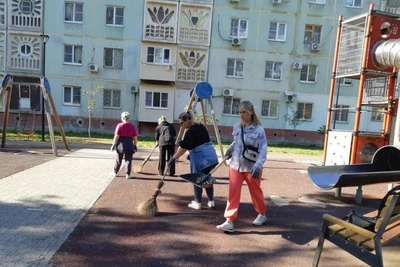 В Астрахани на бульваре Энергетиков высадили розы