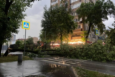 Москву затопило после мощного ливня: парковки, дворы, ТЦ и вокзал