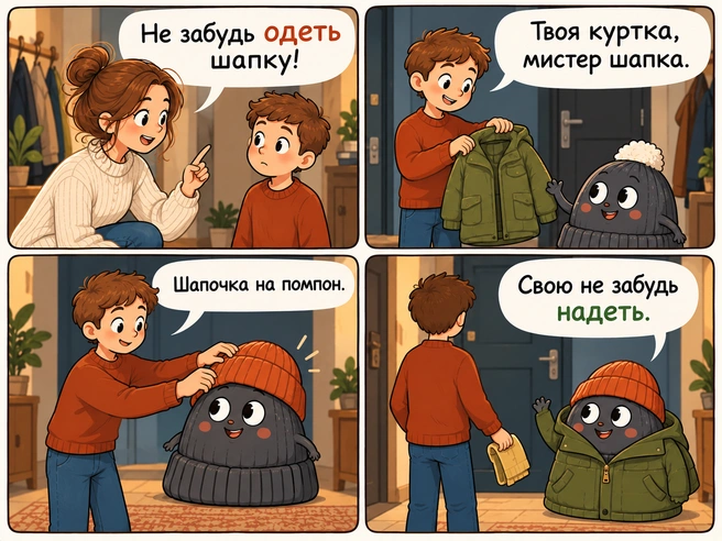 Когда вам хочется «одеть шапку», сразу вспоминайте этого добряка | Источник: GPT
