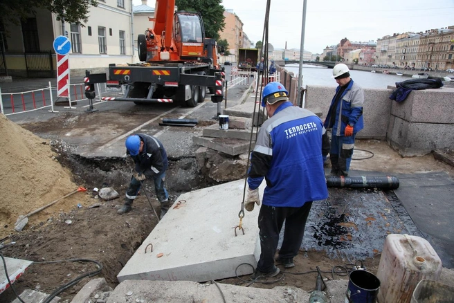 В центре Петербурга заменят трубы, несущие горячую воду 80 тысячам жителей | Источник: АО «Теплосеть Санкт-Петербурга»