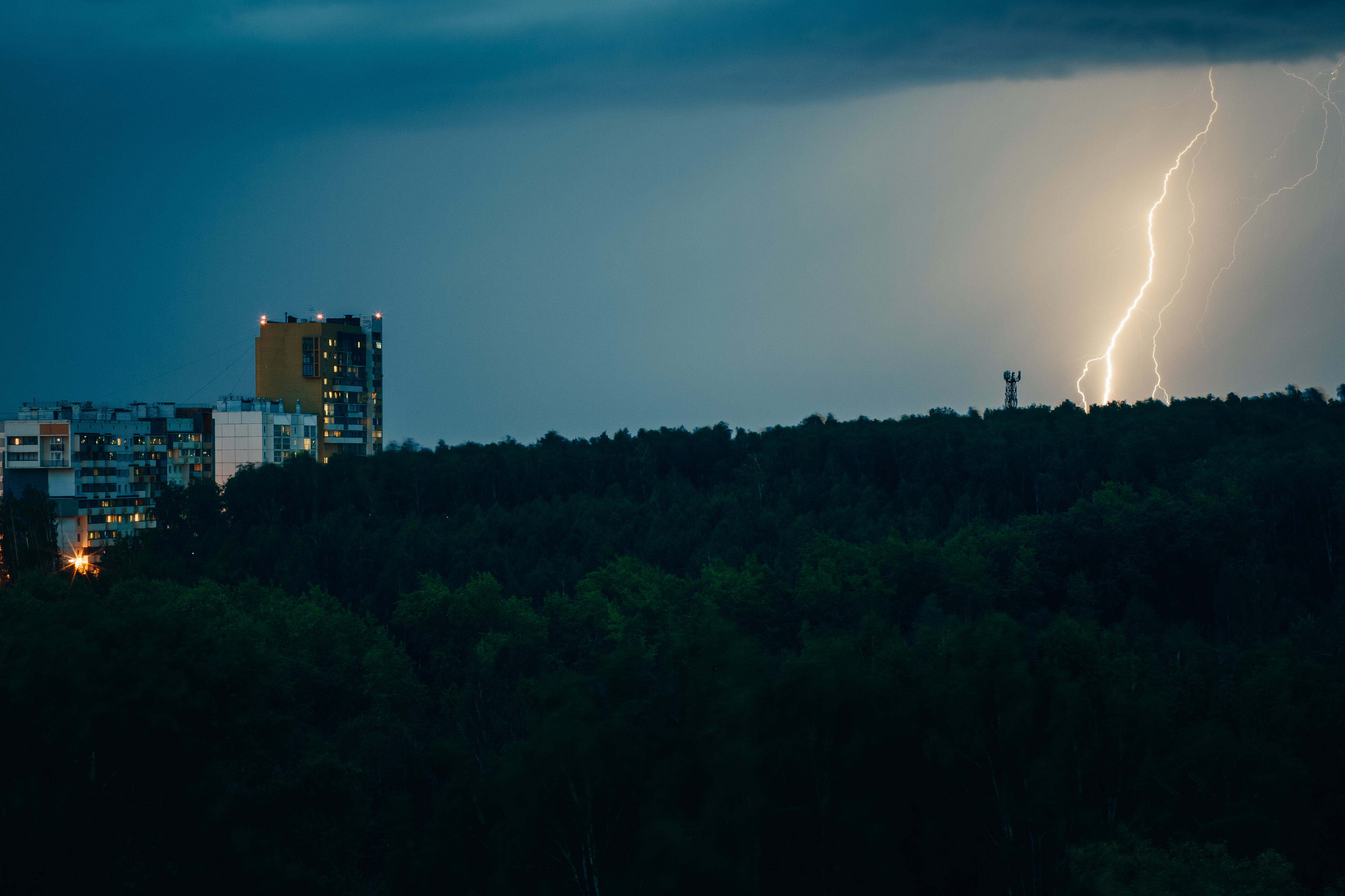 По всей Архангельской области прогремит гроза