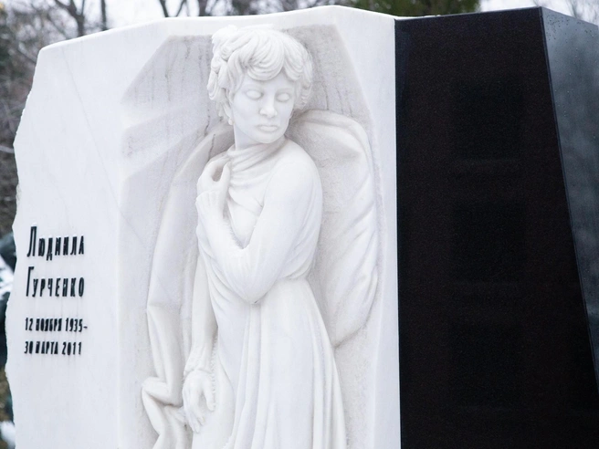 Могила Людмилы Гурченко на Новодевичьем кладбище | Источник: Дмитрий Толстошеев / MSK1.RU