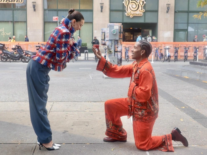 A$AP Rocky сделал предложение Маргарет Куолли: мы сейчас все объясним | marieclaire.ru