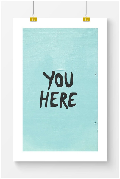 Постер «You here»