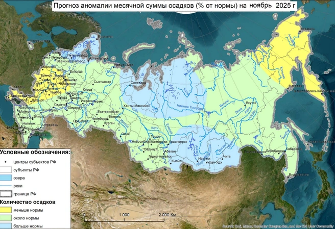 Осадков выпадет ровно столько, сколько должно быть | Источник: Гидрометцентр России