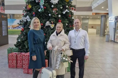 Аэропорт Перми встретил двухмиллионную пассажирку