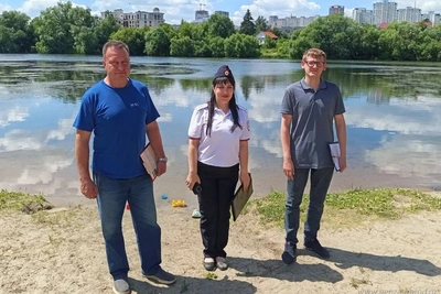 Профилактический рейд у воды в Железнодорожном районе