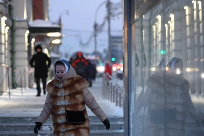 В Новосибирске ударил мороз до -30, город встал в пробках