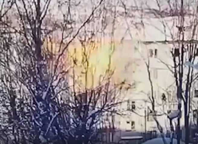 Взрыв в жилом доме в Мурманске попал на видео | ya62.ru