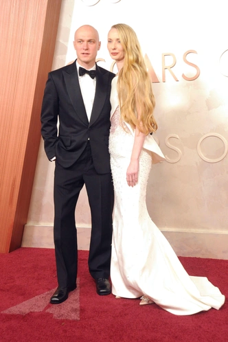 Юра Борисов и Анна Шевчук на премии «Оскар», 2 марта 2025 года. 