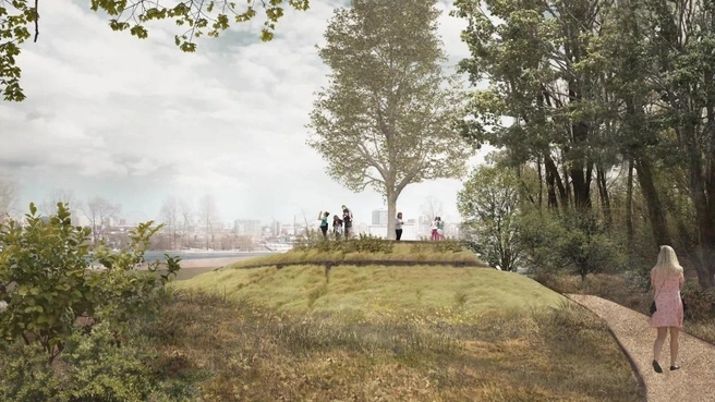 Затопляемый парк «Арена» создали с нуля, и сейчас там проводят мероприятия городского масштаба | Источник: мастерская «Адаптик-А»