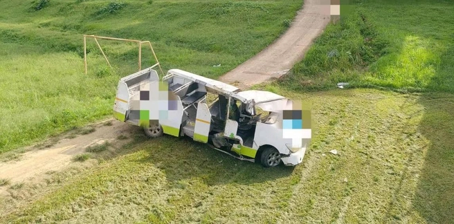 Диппредставительство РФ выясняет обстоятельства аварии | Источник: Mash / Telegram