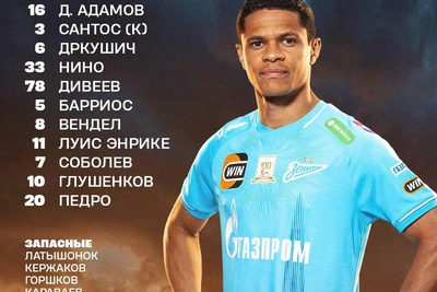Дивеев и Соболев в старте «Зенита» на матч за золото с «Ростовом»