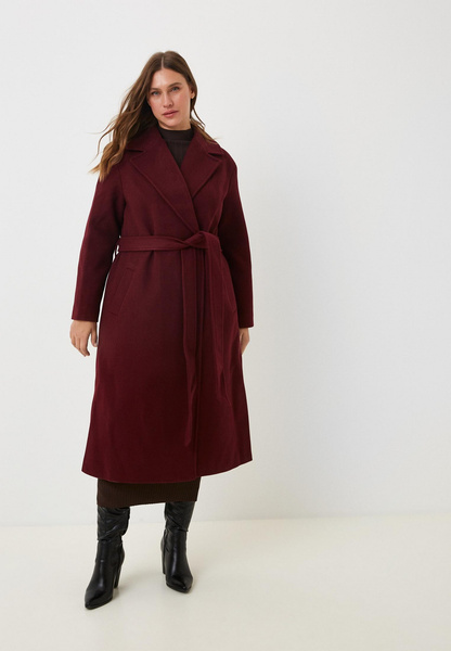 Бордовое пальто Chic de Femme