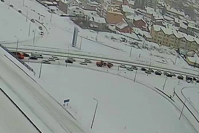 Утренние пробки в Уфе достигли максимальных 10 баллов