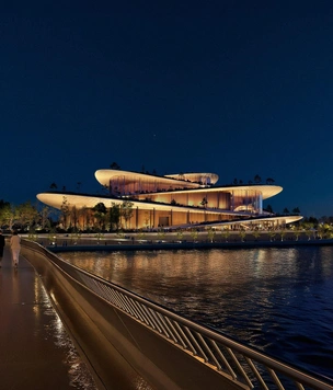 Как парк: BIG представили проект Гамбургской оперы с террасами-ступенями