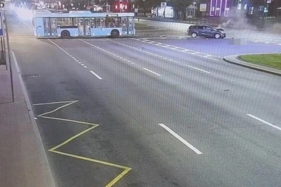 Мотоциклист погиб при столкновении на Московском проспекте