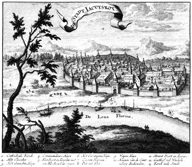 Якутский острог | Источник: wikipedia.org / wiki