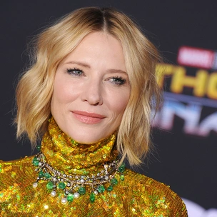 Shine bright: Кейт Бланшетт в блестящем платье Gucci на премьере в Лос-Анджелесе