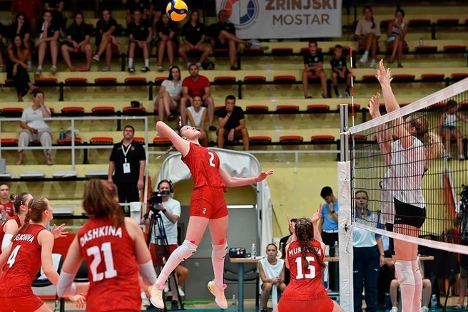 Волейболистки «Северянки» выиграли отбор ЧЕ U20 | Источник: st.cherinfo.ru