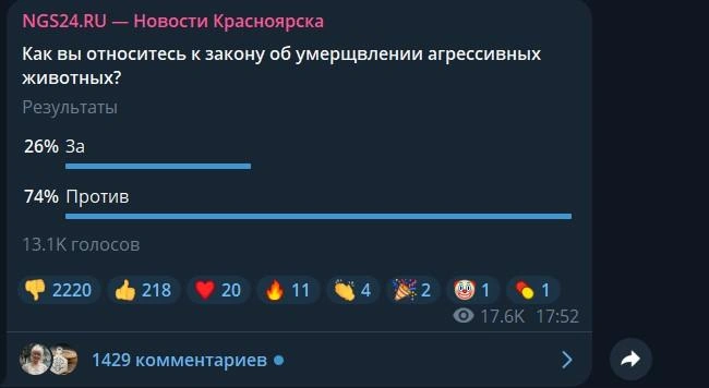 Так распределились голоса | Источник: @ngs24_krsk / Telegram