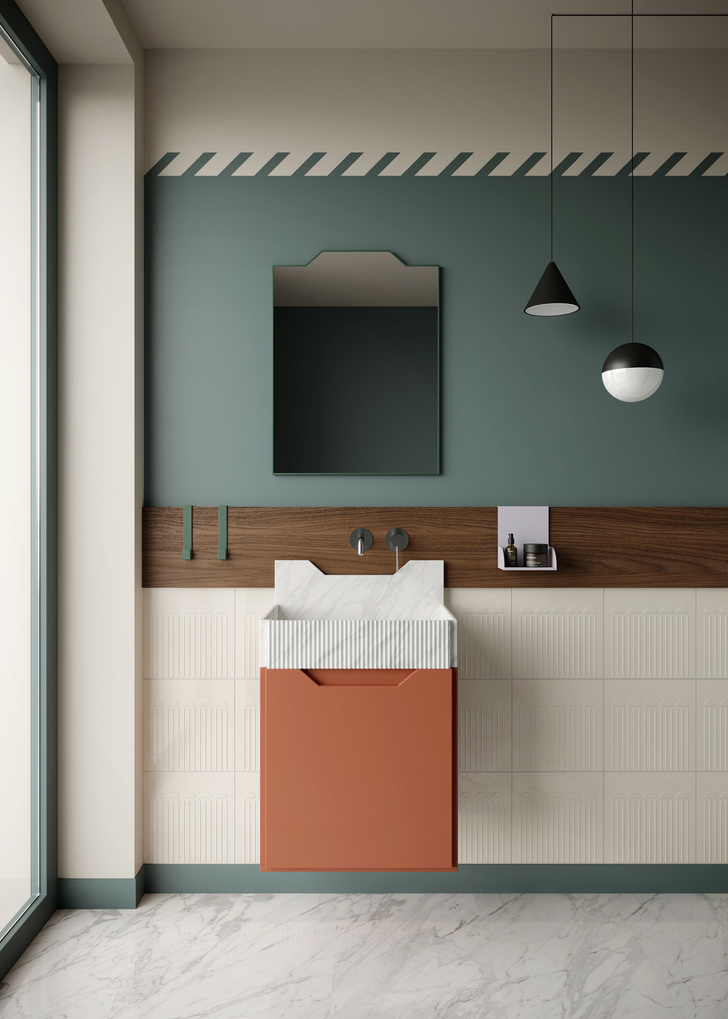 Ванная комната в стиле Роя Лихтенштейна от Ex.t (фото 1)