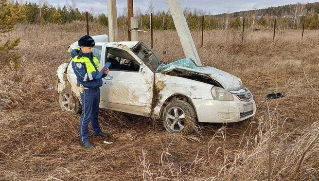Автоинспекторы выяснили, что у виновника даже не было водительских прав | Источник: ГИБДД по Свердловской области